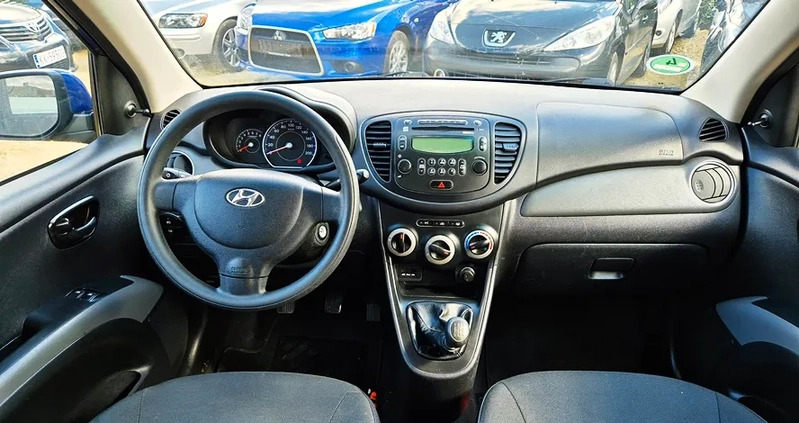 Hyundai i10 cena 14900 przebieg: 160000, rok produkcji 2012 z Głuszyca małe 781